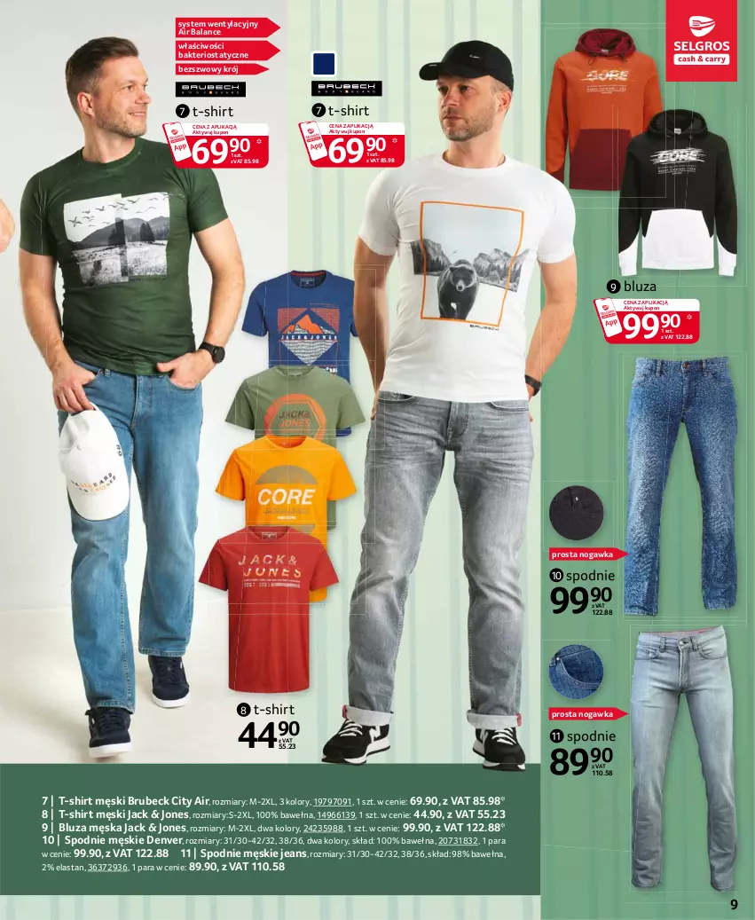 Gazetka promocyjna Selgros - Katalog Tekstylia - ważna 25.03 do 05.04.2021 - strona 9 - produkty: Bluza, Spodnie, T-shirt, Wełna
