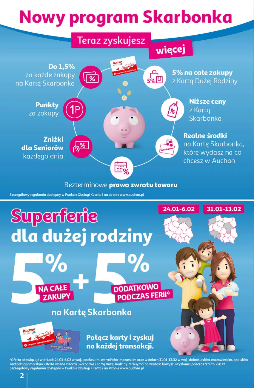 Gazetka promocyjna Auchan - przeNISKIE CENY z markami Auchan Hipermarkety - ważna 27.01 do 03.02.2022 - strona 2 - produkty: Gra, Tera