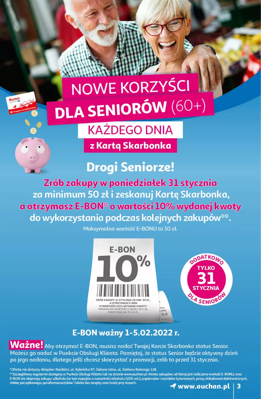 Gazetka promocyjna Auchan - przeNISKIE CENY z markami Auchan Hipermarkety - ważna 27.01 do 03.02.2022 - strona 3