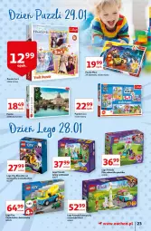 Gazetka promocyjna Auchan - przeNISKIE CENY z markami Auchan Hipermarkety - Gazetka - ważna od 03.02 do 03.02.2022 - strona 23 - produkty: Frozen, Samochód, LEGO Friends, Kask, Puzzle, LEGO, LEGO City