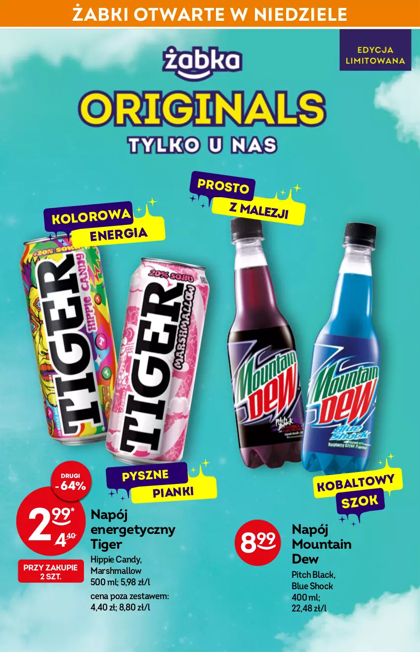 Gazetka promocyjna Żabka - ważna 16.03 do 22.03.2022 - strona 6 - produkty: Candy, Eleo, Gin, HiPP, Lack, Mars, Napój, Napój energetyczny, Tiger