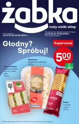 Gazetka promocyjna Żabka - Gazetka - ważna od 22.03 do 22.03.2022 - strona 1 - produkty: Ser, Sałat, Szynka, Spaghetti