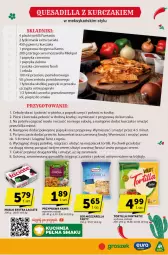 Gazetka promocyjna Groszek - Gazetka - ważna od 25.07 do 25.07.2023 - strona 2 - produkty: Mozzarella, Kurczak, Cebula, Ser, Sól, Rum, Noż, Gra, Papryka czerwona, Papryka, Kuchnia, Tortilla, Lack, Przyprawy, Pieprz, Kamis, Masło, Gyros, Fa