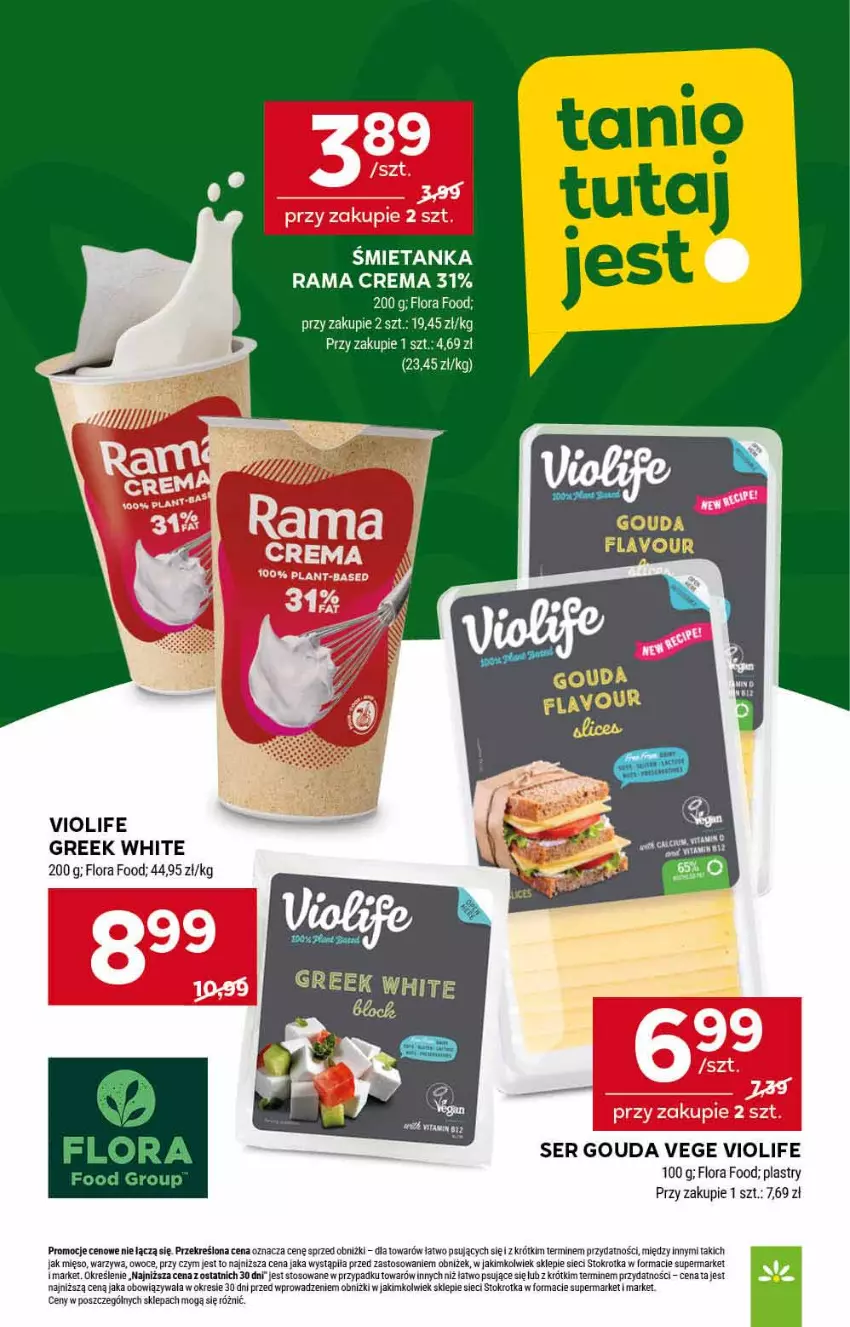 Gazetka promocyjna Stokrotka - Supermarket - ważna 07.08 do 12.08.2025 - strona 18 - produkty: Flora, Gouda, Mięso, Owoce, Rama, Ser, Warzywa