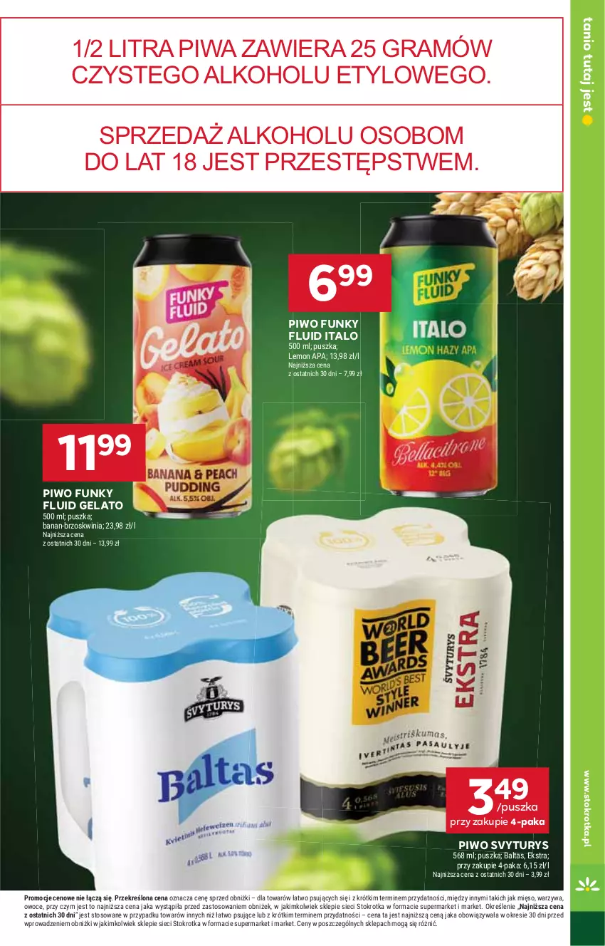 Gazetka promocyjna Stokrotka - Supermarket - ważna 07.08 do 12.08.2025 - strona 33 - produkty: Gra, Mięso, Owoce, Piwa, Piwo, Warzywa