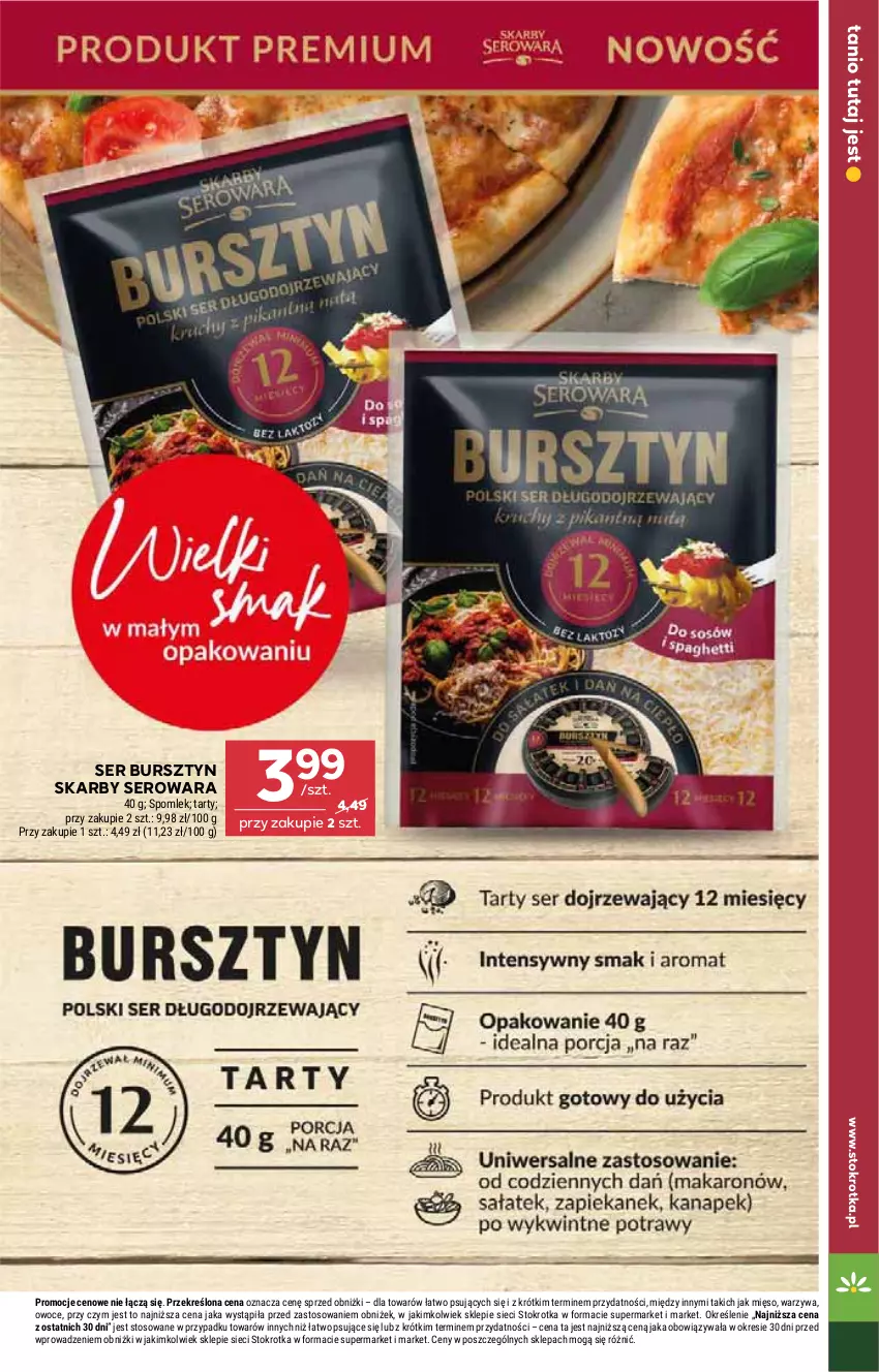 Gazetka promocyjna Stokrotka - Supermarket - ważna 07.08 do 12.08.2025 - strona 7 - produkty: Bursztyn, Mięso, Owoce, Ser, Warzywa
