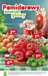 Gazetka promocyjna Stokrotka - Supermarket - Gazetka - ważna od 12.08 do 12.08.2025 - strona 6 - produkty: Cebula, Czosnek, Bazyl, Bazylia, Pomidory, HP