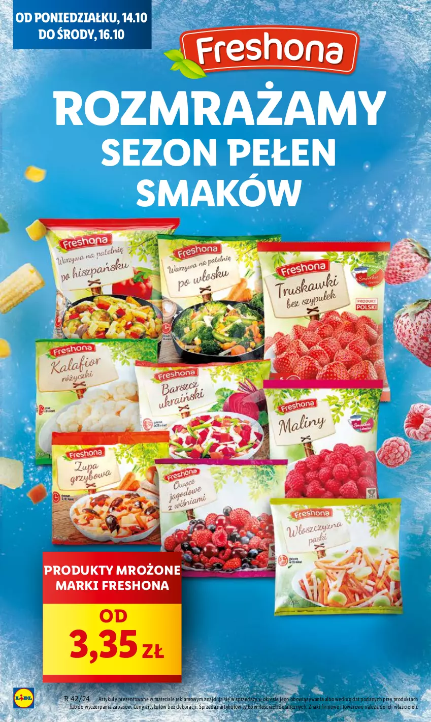 Gazetka promocyjna Lidl - GAZETKA - ważna 14.10 do 16.10.2024 - strona 46 - produkty: Produkty mrożone