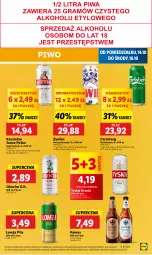 Gazetka promocyjna Lidl - GAZETKA - Gazetka - ważna od 16.10 do 16.10.2024 - strona 49 - produkty: Piwo, Koc, Gra, Kasztelan, Tyskie, Carlsberg, Okocim