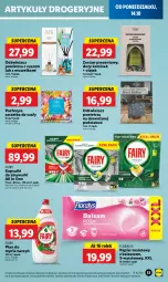 Gazetka promocyjna Lidl - GAZETKA - Gazetka - ważna od 16.10 do 16.10.2024 - strona 57 - produkty: Zestaw prezentowy, Mus, Gin, Do mycia naczyń, Papier, Kominek, Płyn do mycia naczyń, Papier toaletowy, Odświeżacz powietrza, Fairy, Płyn do mycia, Zmywarki, Flora, Olej, Fa