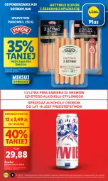 Gazetka promocyjna Lidl - GAZETKA - Gazetka - ważna od 16.10 do 16.10.2024 - strona 8 - produkty: Piwa, Gra, Parówki