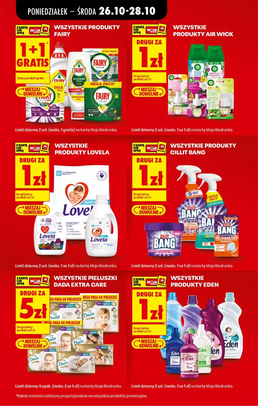 Gazetka promocyjna Biedronka - Od Poniedziałku - ważna 26.10 do 31.10.2026 - strona 15 - produkty: Dada, Fa, Fairy, Gra, Por