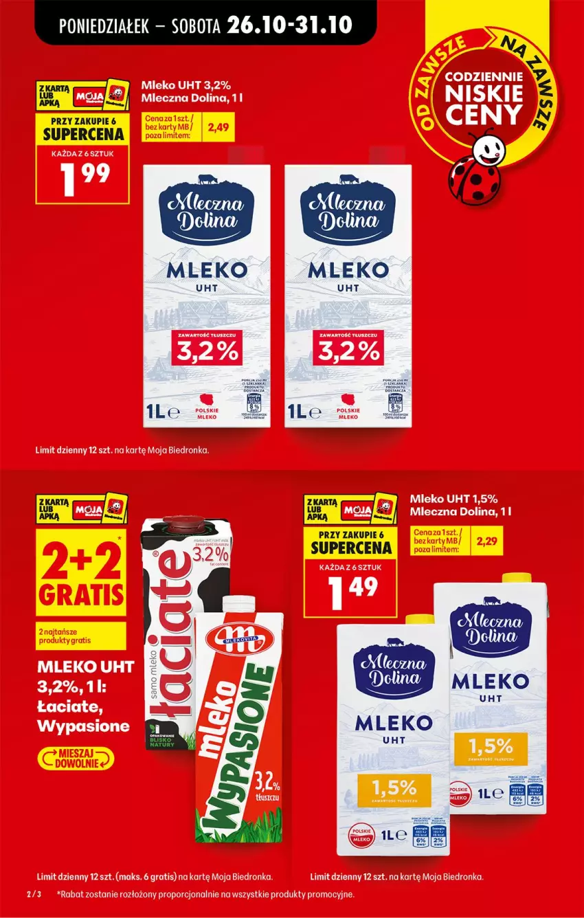 Gazetka promocyjna Biedronka - Od Poniedziałku - ważna 26.10 do 31.10.2026 - strona 2 - produkty: Gra, Miecz, Mleko, Por