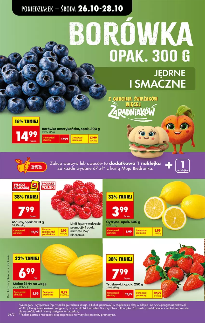 Gazetka promocyjna Biedronka - Od Poniedziałku - ważna 26.10 do 31.10.2026 - strona 24 - produkty: Papier, Por, Truskawki
