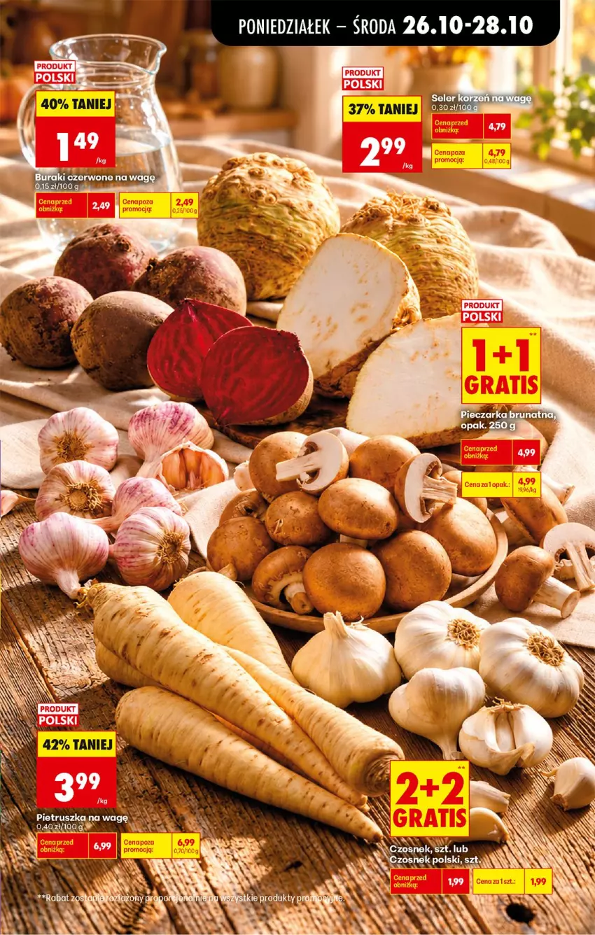 Gazetka promocyjna Biedronka - Od Poniedziałku - ważna 26.10 do 31.10.2026 - strona 25 - produkty: Buraki, Czosnek