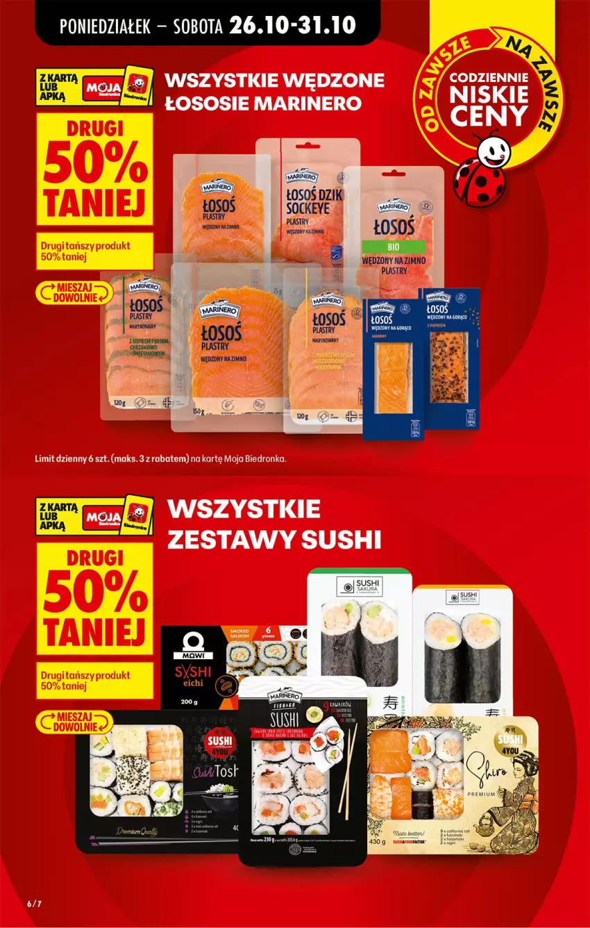 Gazetka promocyjna Biedronka - Od Poniedziałku - ważna 26.10 do 31.10.2026 - strona 6 - produkty: Moda, Sos, Sushi