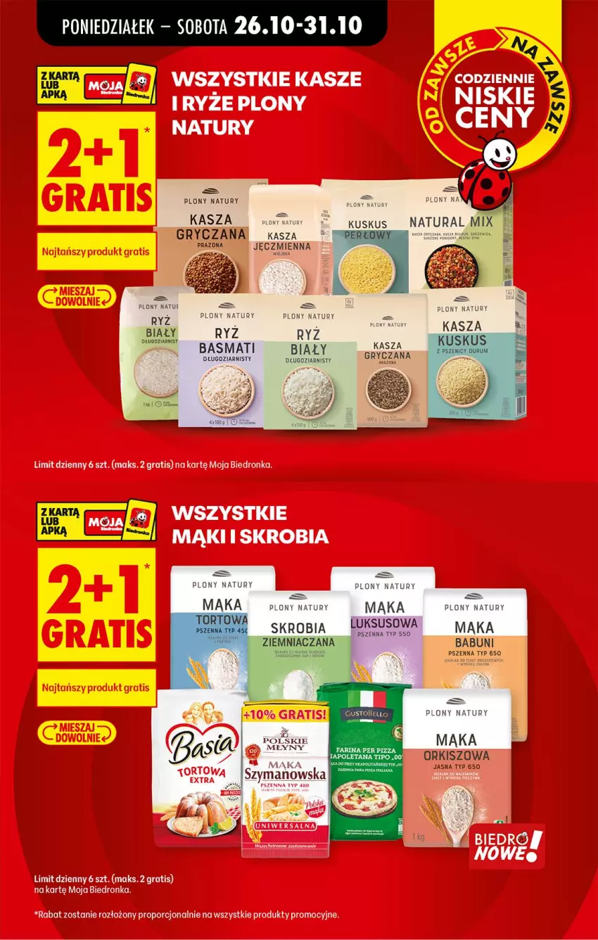 Gazetka promocyjna Biedronka - Od Poniedziałku - ważna 26.10 do 31.10.2026 - strona 7 - produkty: Babuni, Bell, Fa, Gra, Gry, Kasza, LG, Mąka, Pizza, Rum, Ryż, Sos