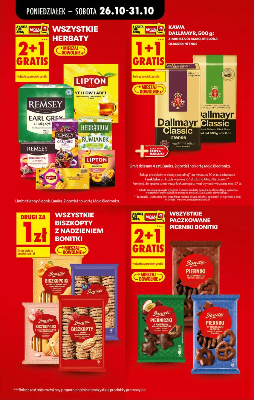 Gazetka promocyjna Biedronka - Od Poniedziałku - ważna 26.10 do 31.10.2026 - strona 9 - produkty: Bonitki, Dallmayr, Gra, Kawa, Klej, Mięta, Mus, Papier, Piernik, Por