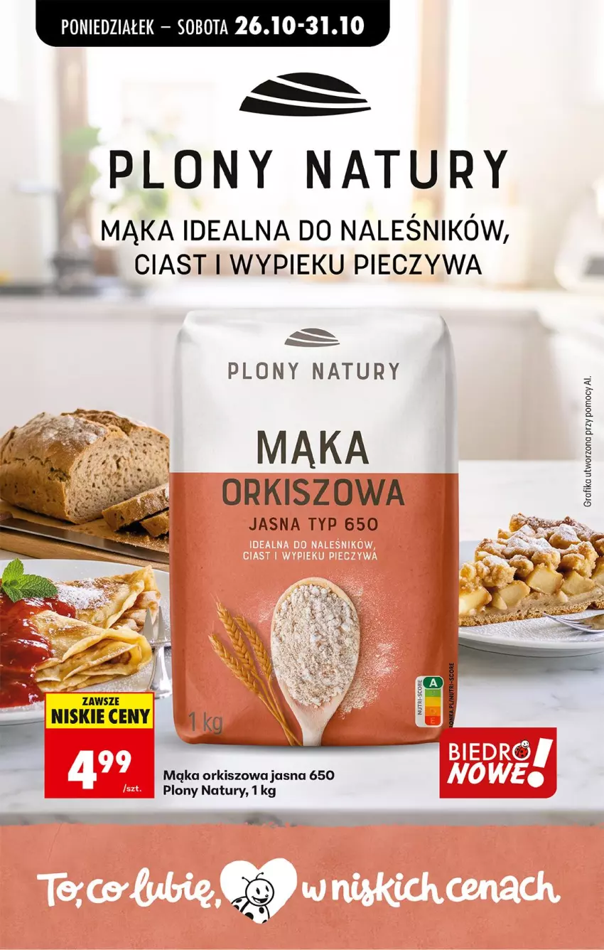 Gazetka promocyjna Biedronka - Od Poniedziałku - ważna 26.10 do 31.10.2026 - strona 92 - produkty: Mąka, Piec