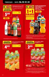 Gazetka promocyjna Biedronka - Od Poniedziałku - Gazetka - ważna od 31.10 do 31.10.2026 - strona 10 - produkty: Sok, Por, Mus, Gra, Papier, Klej, Coca-Cola, Napój gazowany, Fanta, Sprite, Napój, Mięta, Fa