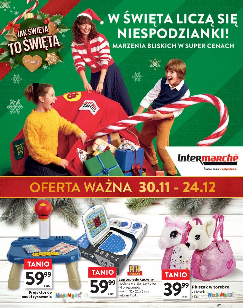 Gazetka promocyjna Intermarche - Gazetka Intermarche - ważna 30.11 do 24.12.2023 - strona 1 - produkty: Gra, Pluszak, Top