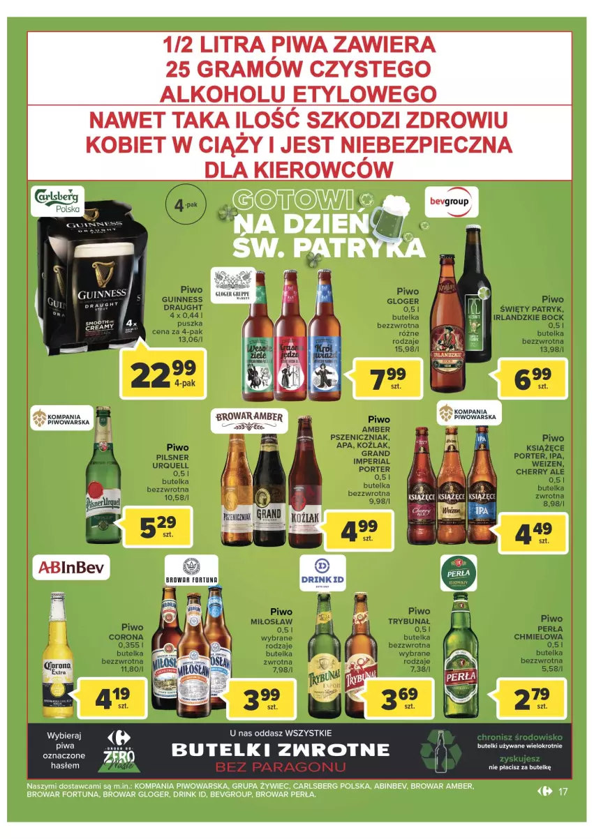 Gazetka promocyjna Carrefour - Gazetka Carrefour - ważna 15.03 do 26.03.2022 - strona 17 - produkty: Gra, K2, Książęce, Perła, Piec, Piwa, Piwo, Por