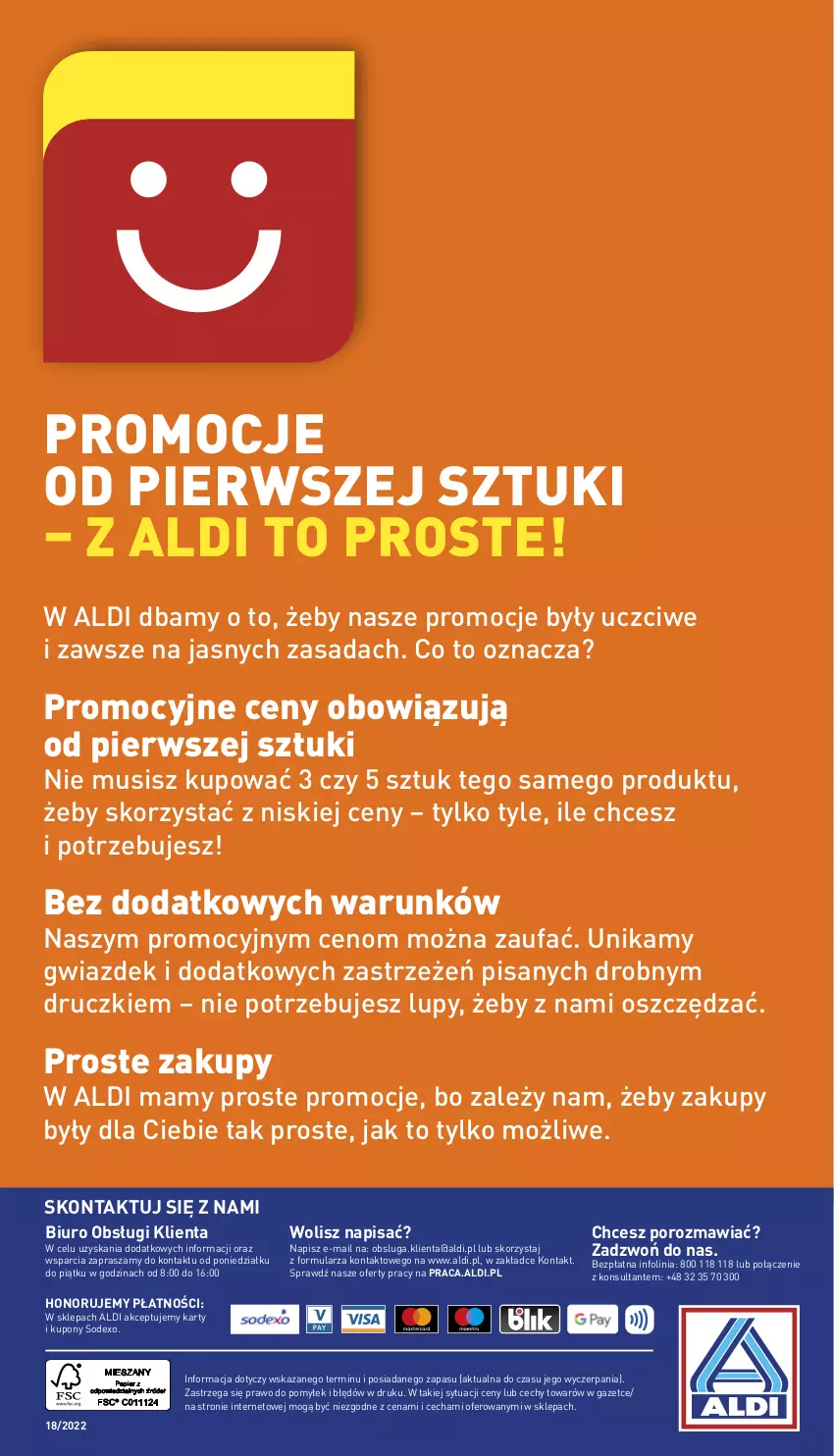Gazetka promocyjna Aldi - Pełny katalog - ważna 02.05 do 07.05.2022 - strona 40 - produkty: Biuro, Fa, Mus, O nas, Por