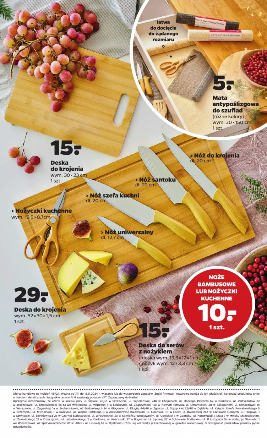 Gazetka promocyjna Netto - ważna 07.11 do 13.11.2024 - strona 2 - produkty: Deska do krojenia, Fa, Kujawski, Podlaski, Sok, Stock, Top