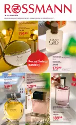 Gazetka promocyjna Rossmann - 16 listopada - Gazetka - ważna od 02.12 do 02.12.2024 - strona 1 - produkty: Woda perfumowana, Calvin Klein, Perfum, Woda toaletowa, Lancôme, Cerruti, Woda, Giorgio Armani