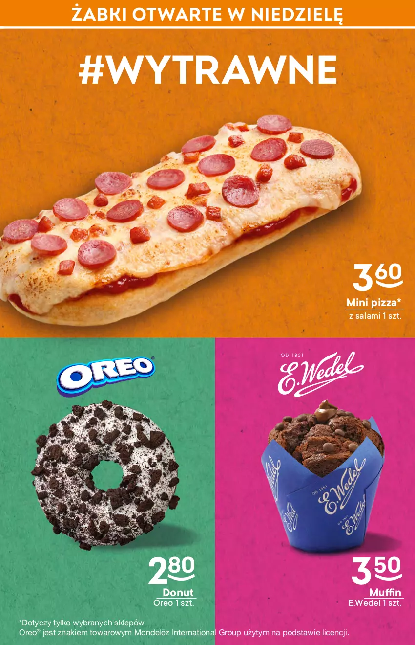 Gazetka promocyjna Żabka - ważna 20.04 do 26.04.2022 - strona 17 - produkty: Donut, Oreo, Pizza, Salami