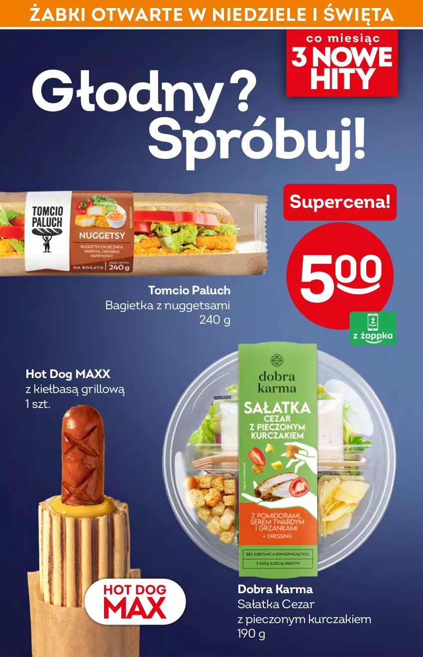 Gazetka promocyjna Żabka - ważna 20.04 do 26.04.2022 - strona 4 - produkty: Bagietka, Grill, Hot dog, Kurczak, Piec, Sałat, Sałatka