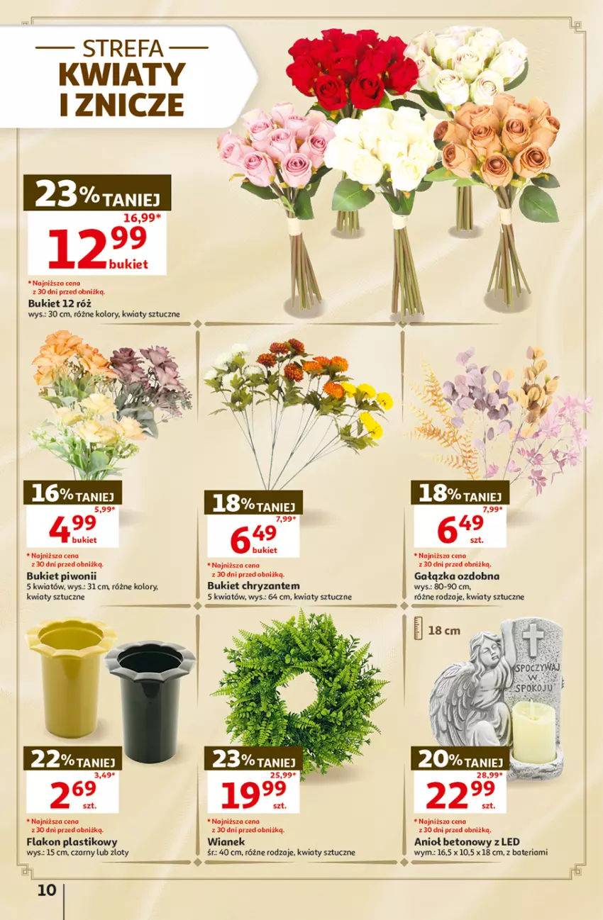 Gazetka promocyjna Auchan - 30 Lat Hipermarket - ważna 15.10 do 21.10.2026 - strona 10 - produkty: Bateria, Bukiet, Fa, Piwo, Znicz