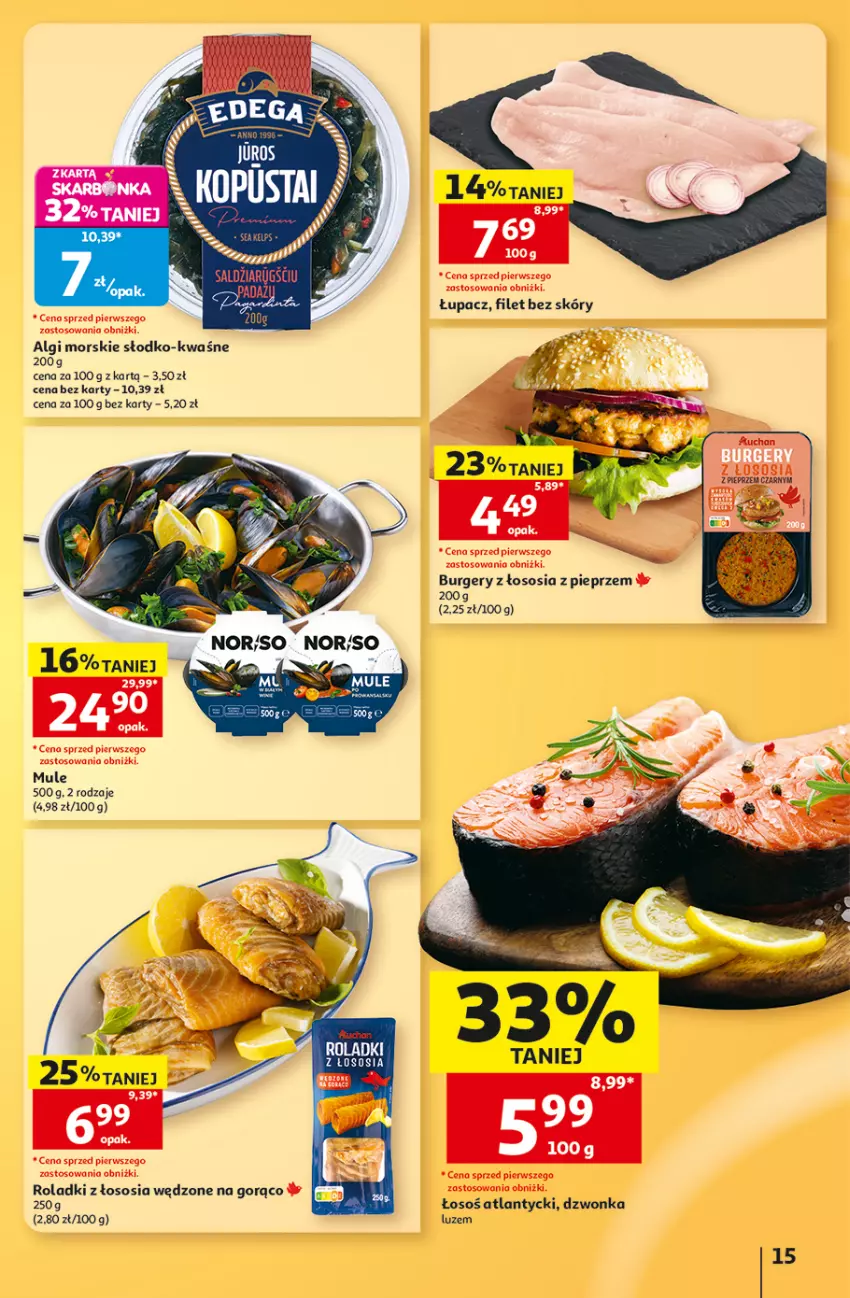 Gazetka promocyjna Auchan - 30 Lat Hipermarket - ważna 15.10 do 21.10.2026 - strona 15 - produkty: Burger, LG, Mule, Pieprz, Sos