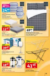Gazetka promocyjna Auchan - 30 Lat Hipermarket - Gazetka - ważna od 21.10 do 21.10.2026 - strona 33 - produkty: Dzbanek, Pościel, Pojemnik, Ręcznik, Suszarka, Komplet pościeli