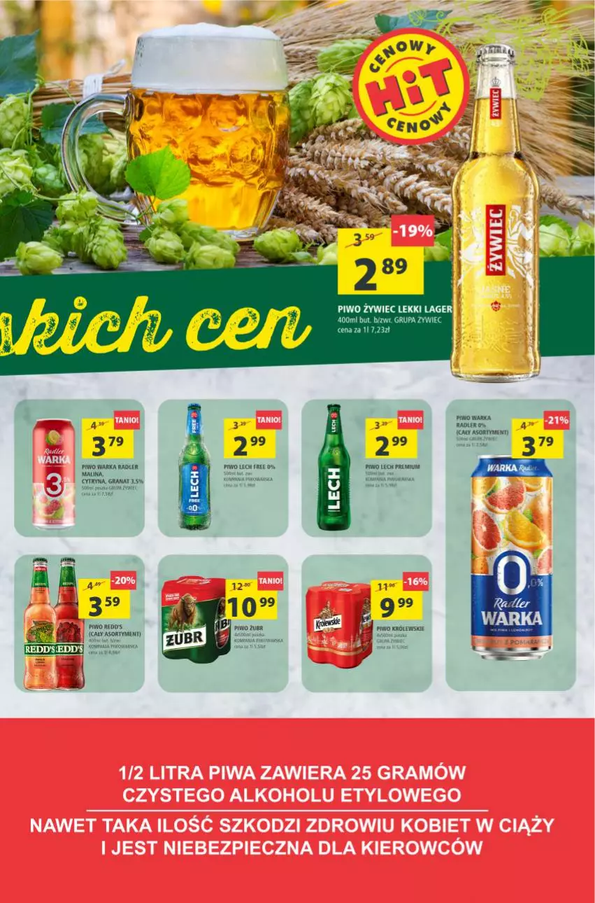 Gazetka promocyjna Arhelan - Gazetka - ważna 21.05 do 30.05.2021 - strona 21 - produkty: Fa, Królewski, Lech Premium, Piwo, Radler, Warka