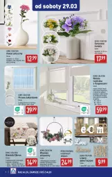 Gazetka promocyjna Aldi - Artykuły przemysłowe i tekstylia - Gazetka - ważna od 29.03 do 29.03.2025 - strona 8 - produkty: Sok, Róża, Wieniec, Karnisz, Mars, Roleta, Firana, Bieżnik, Bukiet, Haczyk, Drzwi, Obrus