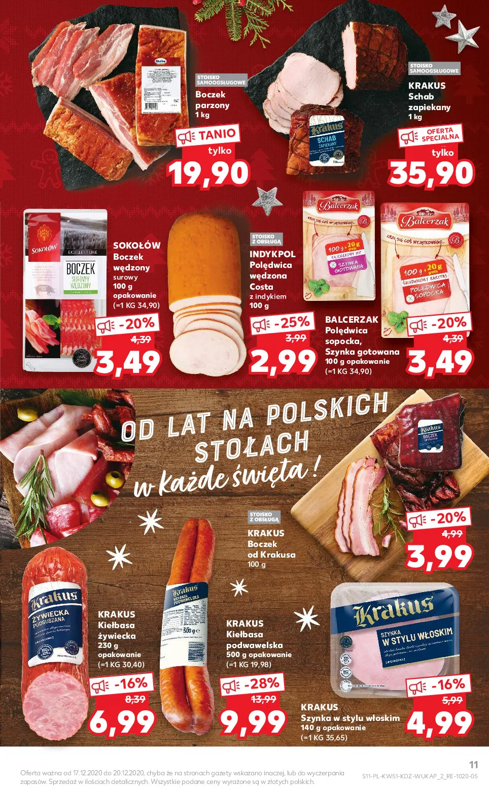 Gazetka promocyjna Kaufland - Wspólne jedzenie - ważna 17.12 do 20.12.2020 - strona 11