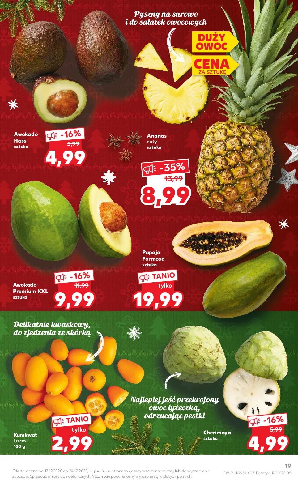 Gazetka promocyjna Kaufland - Wspólne jedzenie - ważna 17.12 do 20.12.2020 - strona 19