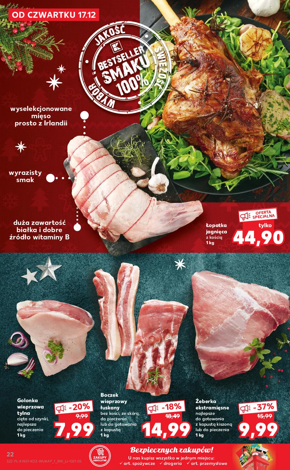 Gazetka promocyjna Kaufland - Wspólne jedzenie - ważna 17.12 do 20.12.2020 - strona 22