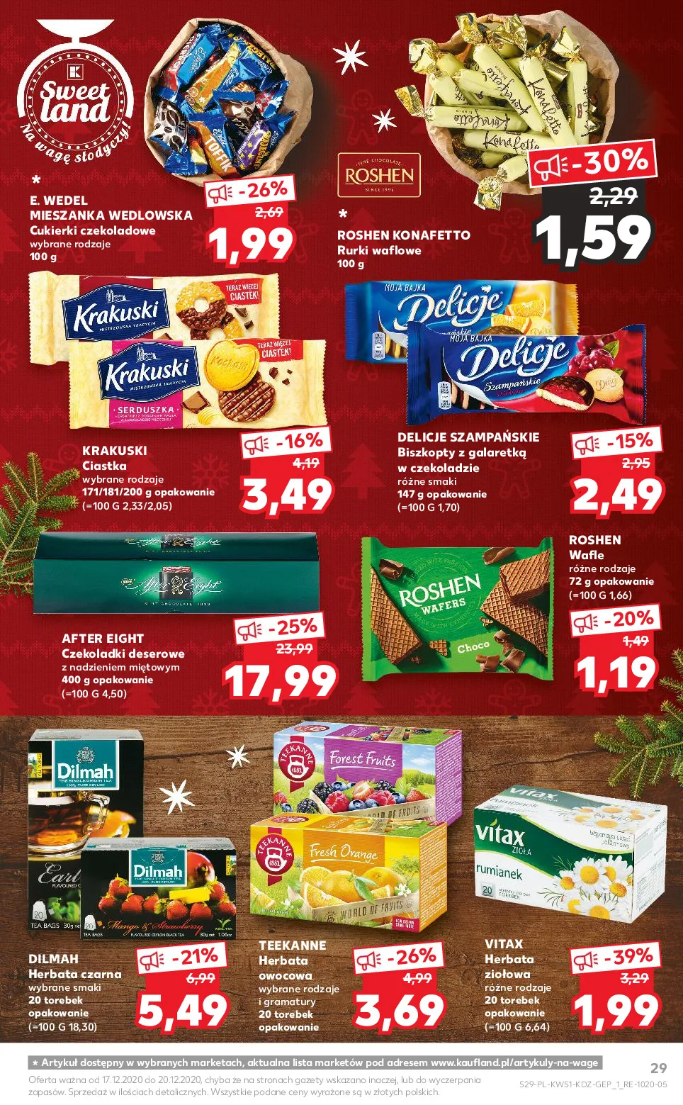 Gazetka promocyjna Kaufland - Wspólne jedzenie - ważna 17.12 do 20.12.2020 - strona 29