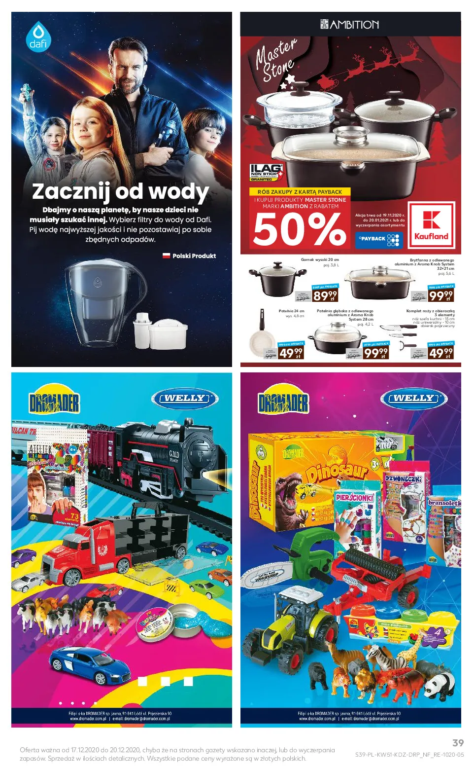 Gazetka promocyjna Kaufland - Wspólne jedzenie - ważna 17.12 do 20.12.2020 - strona 39