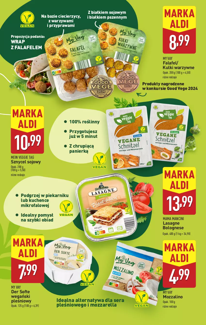 Gazetka promocyjna Aldi - Pełna oferta - ważna 07.01 do 11.01.2025 - strona 21 - produkty: Fa, Lasagne, Lasagne bolognese, Mozzarella, Piekarnik, Ser, Warzywa