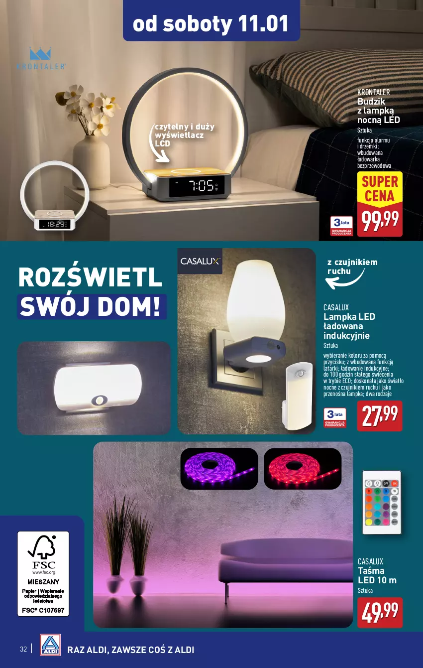 Gazetka promocyjna Aldi - Pełna oferta - ważna 07.01 do 11.01.2025 - strona 32 - produkty: Budzik, Warka