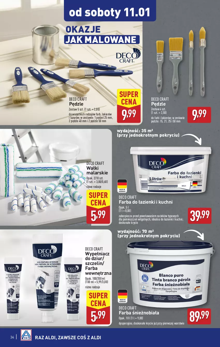 Gazetka promocyjna Aldi - Pełna oferta - ważna 07.01 do 11.01.2025 - strona 34 - produkty: Fa, Lakier, Lazur, LG, Piec