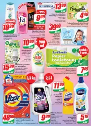 Gazetka promocyjna Dino - Gazetka 38 - Gazetka - ważna od 26.09 do 26.09.2023 - strona 23 - produkty: Domestos, Naturell, Rum, Papier, Pieluchy, Air Wick, Proszek do prania, Pasta do zębów, Papier toaletowy, Dove, Leon, Vizir, Płyn do płukania, Odświeżacz powietrza, Szampon, Podpaski, Fairy, Płyn do mycia, Sidolux, Sensodyne, Naturella, Fa