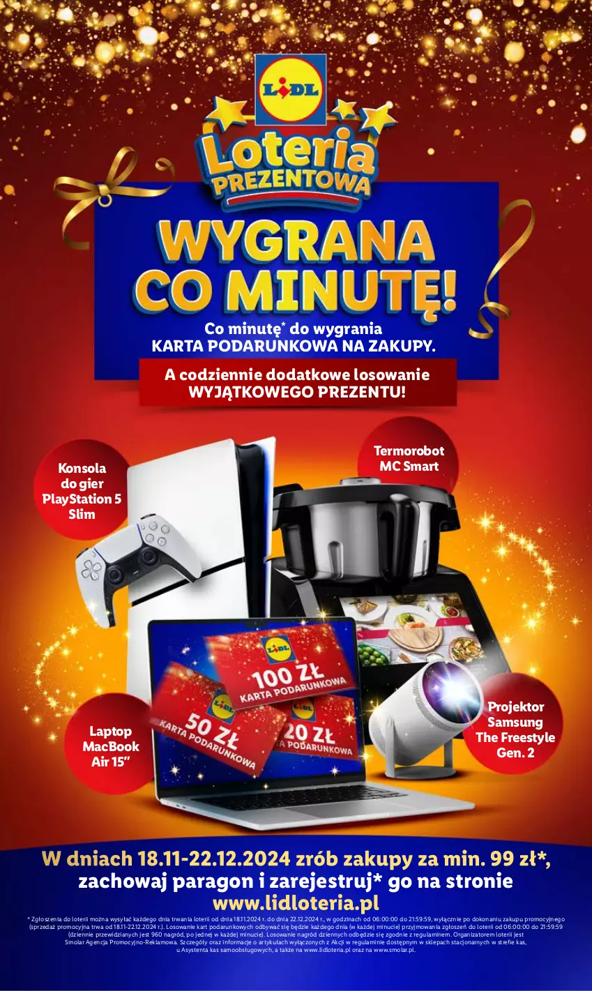 Gazetka promocyjna Lidl - GAZETKA - ważna 25.11 do 27.11.2024 - strona 17 - produkty: Gra, Konsola, Mola, PlayStation, PlayStation 5, Robot, Samsung, Top