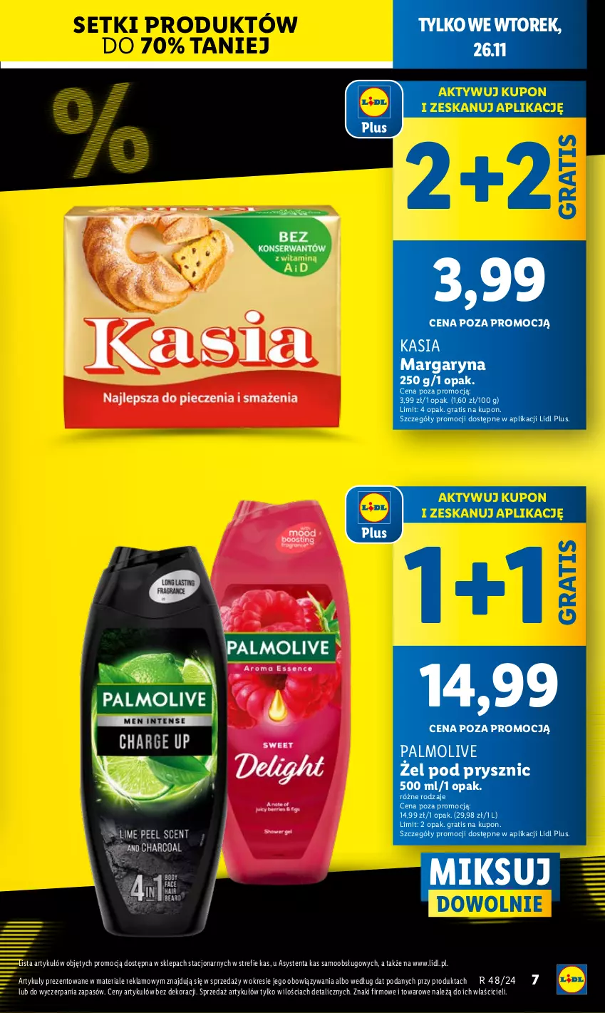 Gazetka promocyjna Lidl - GAZETKA - ważna 25.11 do 27.11.2024 - strona 7 - produkty: Gra, Kasia, Margaryna, Palmolive