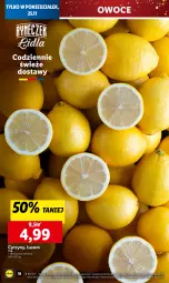 Gazetka promocyjna Lidl - GAZETKA - Gazetka - ważna od 27.11 do 27.11.2024 - strona 20 - produkty: Cytryny, Owoce
