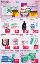 Gazetka promocyjna Stokrotka - Supermarket - Gazetka - ważna od 23.06 do 23.06.2021 - strona 14 - produkty: Rum, Gin, Palmolive, Pampers, Papier, Pieluchy, Proszek do prania, Persil, Pasta do zębów, Tampony, Papier toaletowy, Ręcznik, Mydło, Elmex, O.B., Blend-a-Med, Szczoteczka