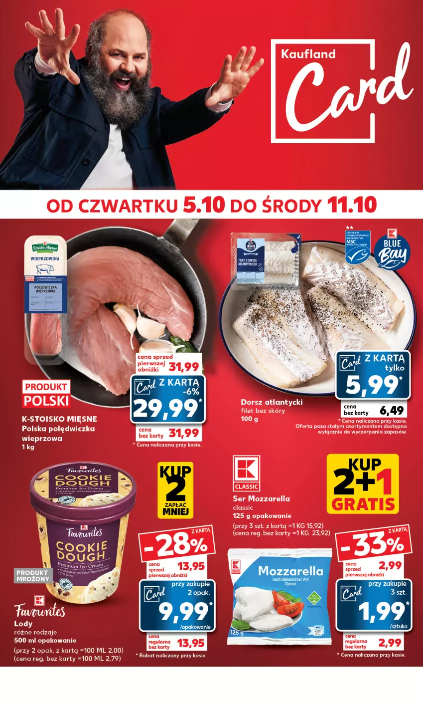 Gazetka promocyjna Kaufland - Mocny Start - ważna 09.10 do 11.10.2023 - strona 16 - produkty: Dorsz, Mozzarella